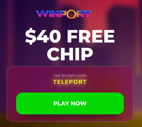 free chips of winport casino