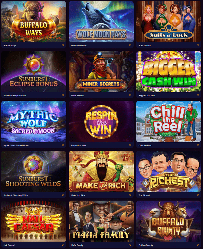 games of winport casino