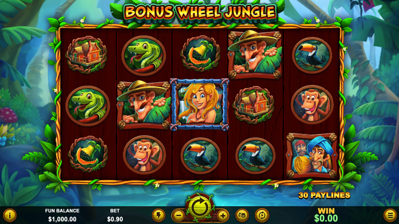 Bonus Wheel Jungle Slot 2