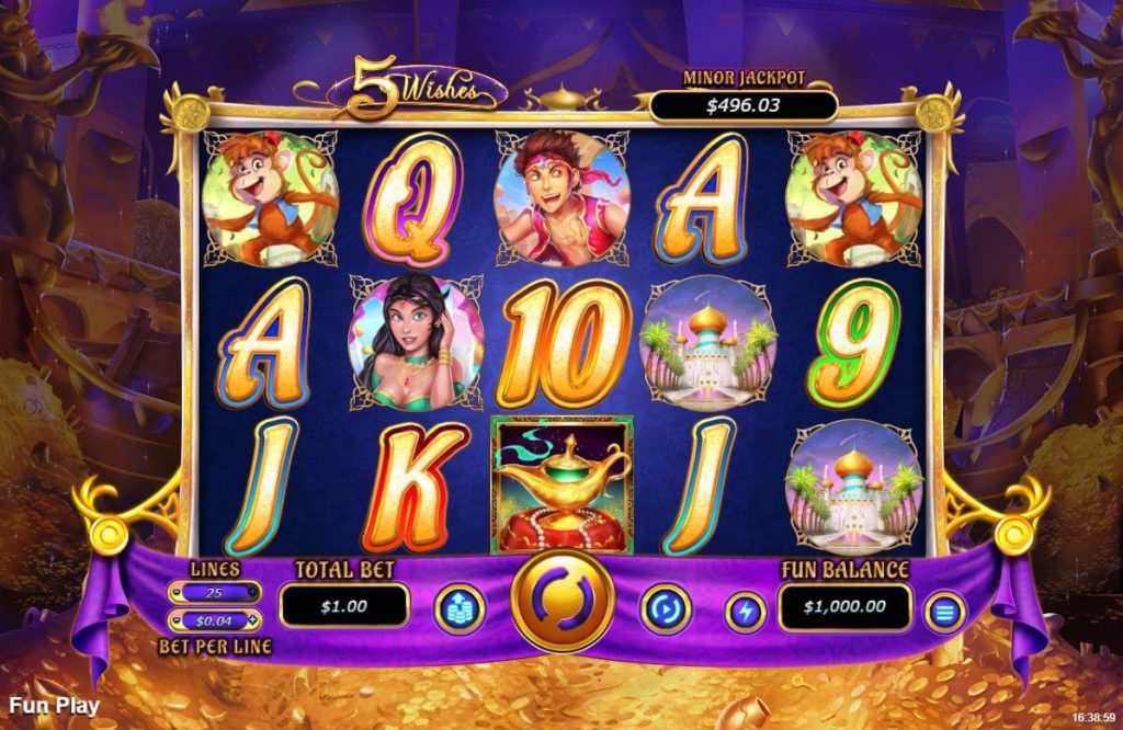 Fulfill Your Wishes with 5 Wishes Slot