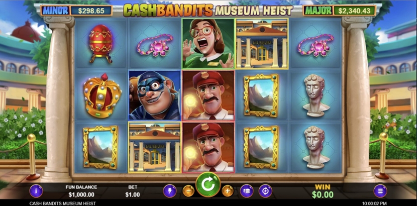 Join the Cash Bandits in a Museum Heist Slot Adventure 2
